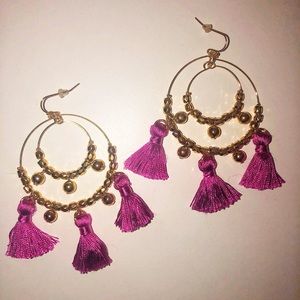 Lilly Pulitzer tassel earrings